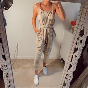 Floral Jumpsuit - Open Sides